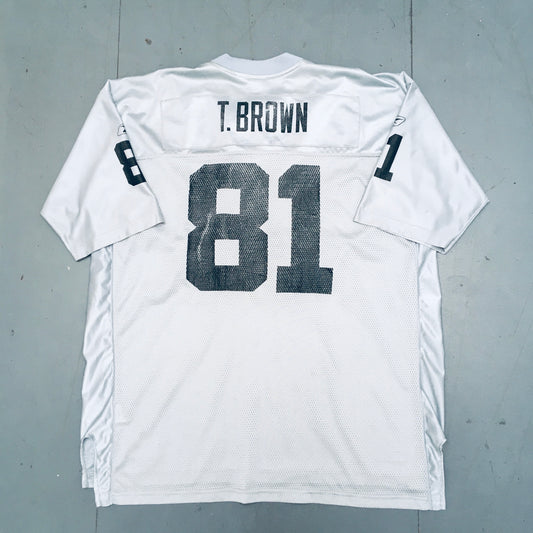 Oakland Raiders: Tim Brown Silver Fan Alternate 2002/03 (XXL)