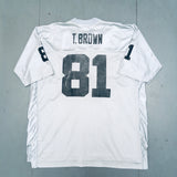 Oakland Raiders: Tim Brown Silver Fan Alternate 2002/03 (XXL)