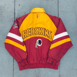 Washington Redskins: 1990's Pro Player Reverse Spellout Fullzip Jacket (L)