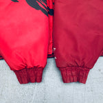 Arizona Cardinals: 1990's Logo Athletic Splash Fullzip Proline Jacket (XL)