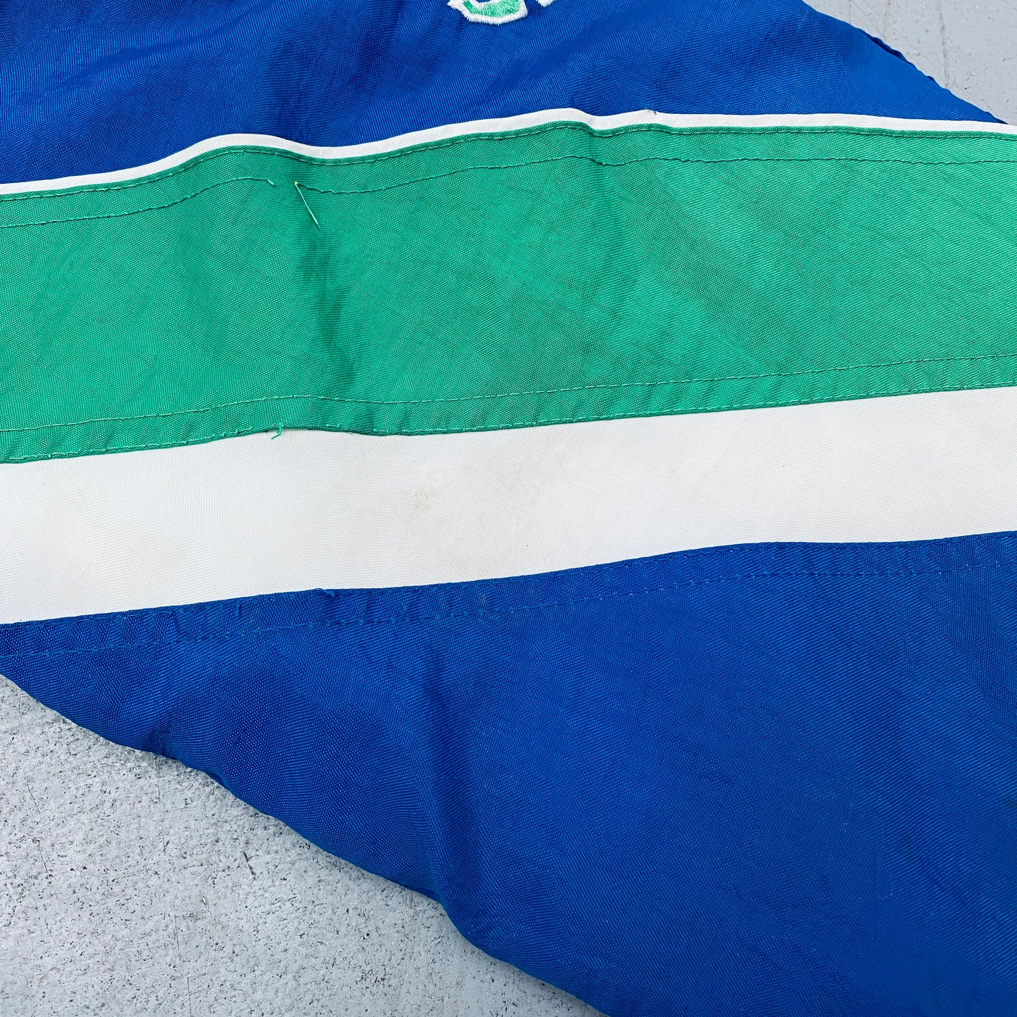 Seattle Seahawks: 1990's Fullzip Proline Starter Chevron Jacket (L)