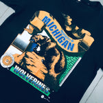 Michigan Wolverines: 1990's Graphic Spellout Tee (M)