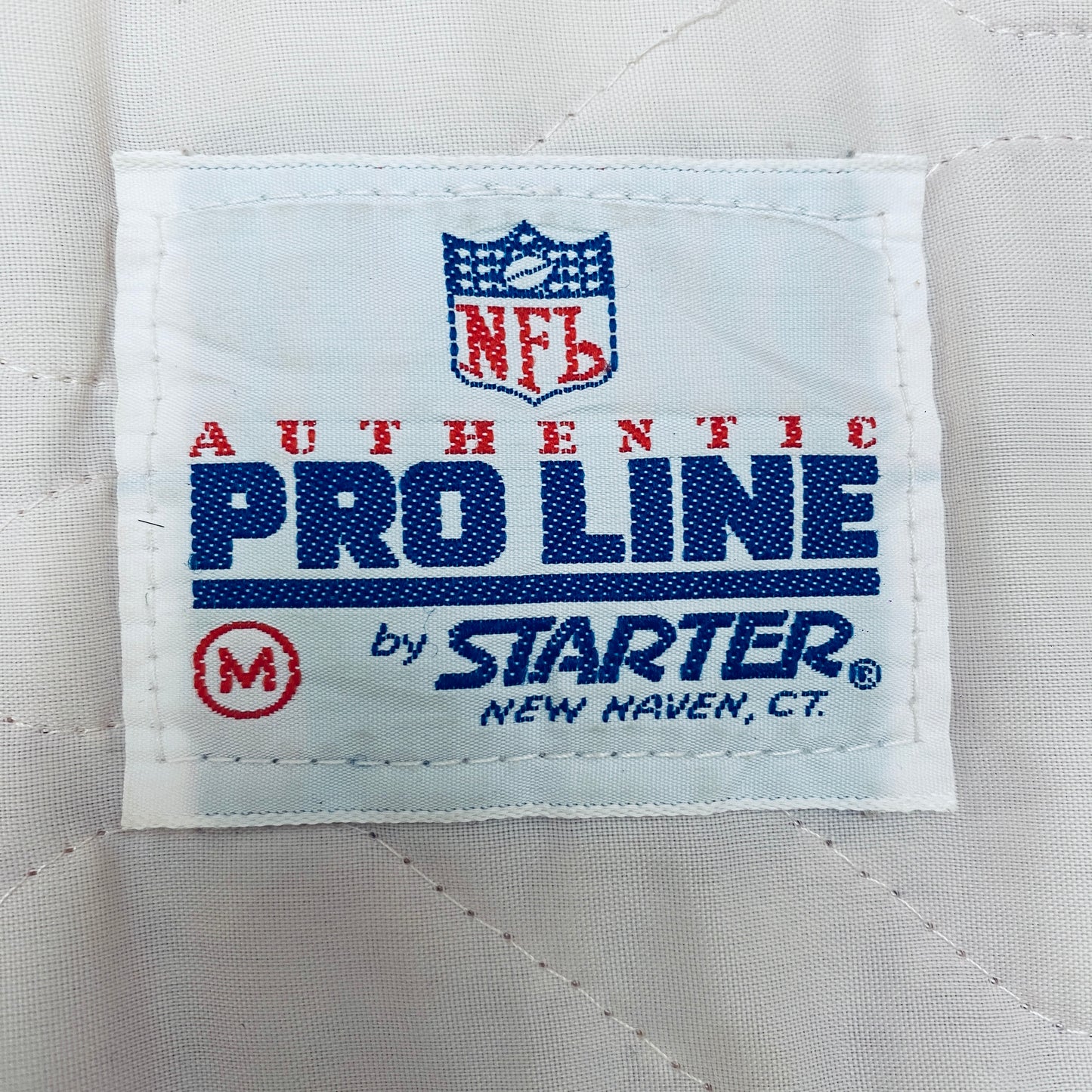 New York Giants: 1980’s Satin "The Belichick" Proline Starter Bomber Jacket (M)