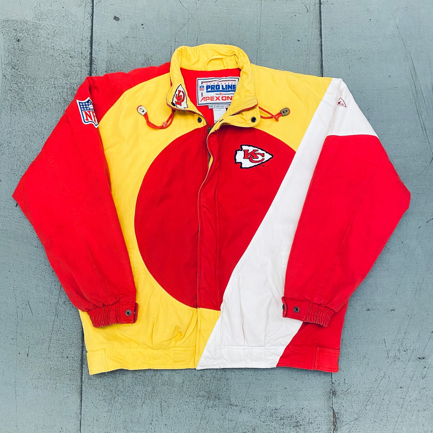 Kansas City Chiefs: 1990's Apex One Fullzip Proline Canvas Jacket (L)