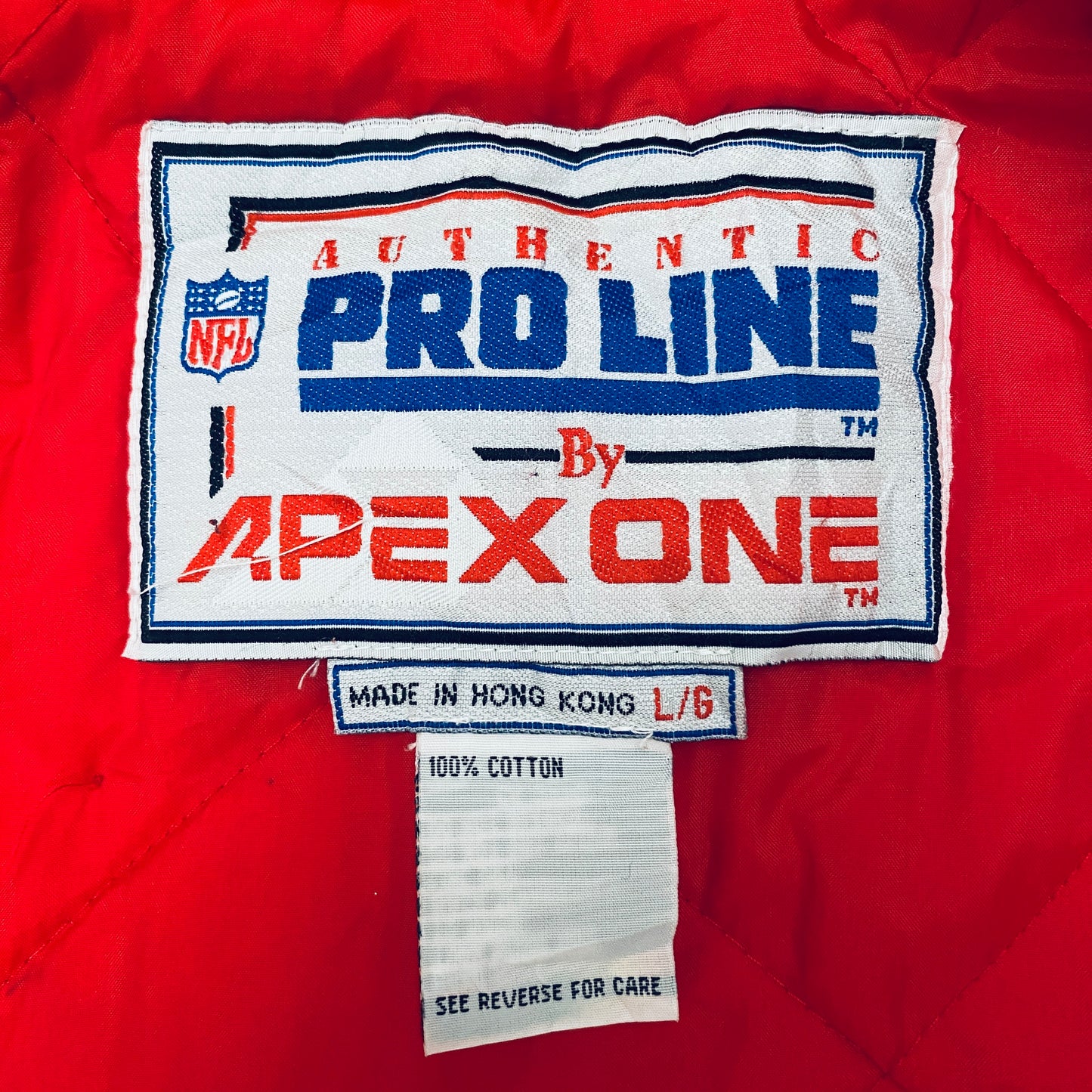 Kansas City Chiefs: 1990's Apex One Fullzip Proline Canvas Jacket (L)