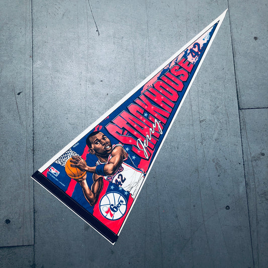 Philadelphia 76ers: 1990's Wincraft Mudge Studios "Jerry Stackhouse" Felt Pennant