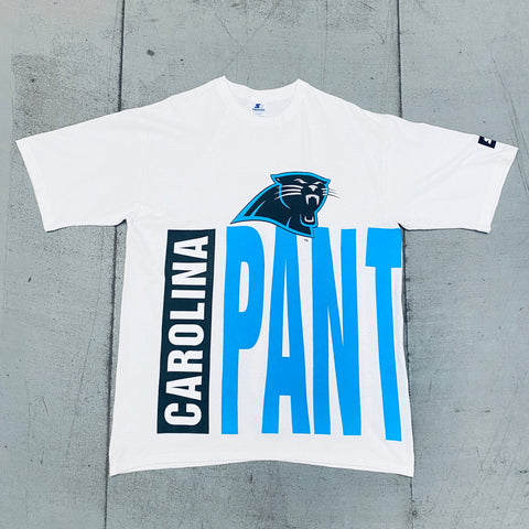 Carolina Panthers: 1993 Team Announce All Over Spellout Starter Tee (L)