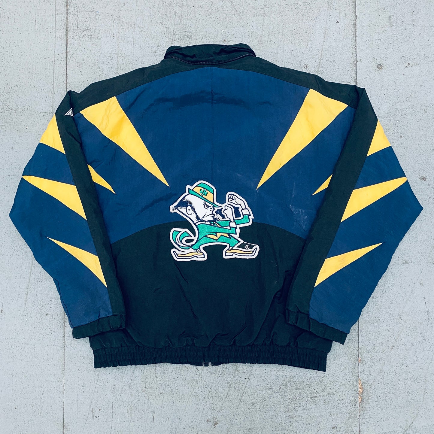 Notre Dame Fighting Irish: 1990's Apex One Sharktooth Fullzip Jacket (S)