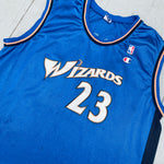 Washington Wizards: Michael Jordan 2001/02 Blue Champion Jersey (L)