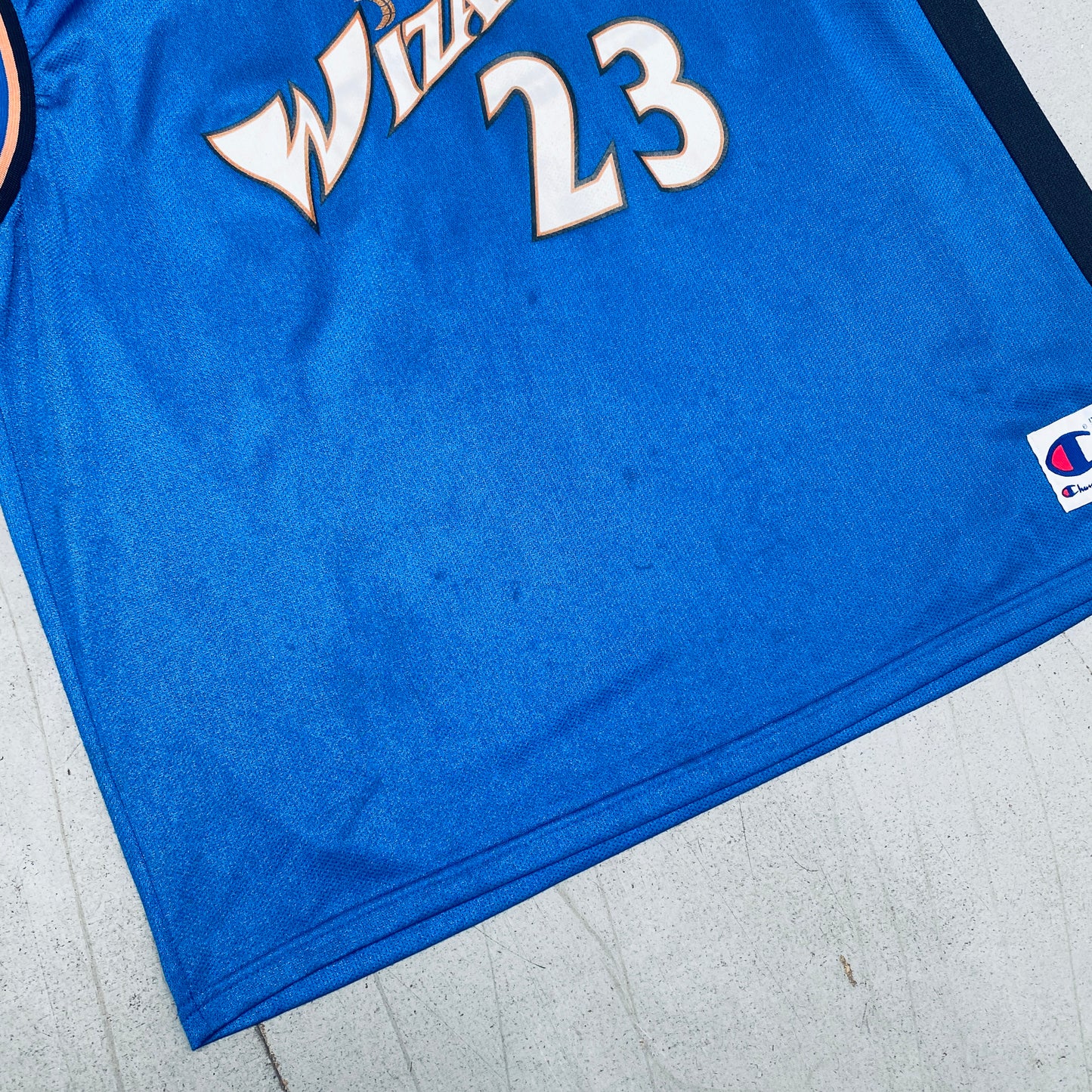 Washington Wizards: Michael Jordan 2001/02 Blue Champion Jersey (L)