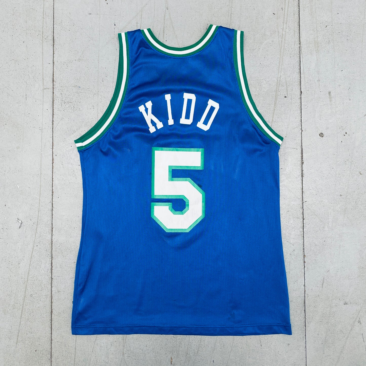 Dallas Mavericks: Jason Kidd Rookie 1994/95 Blue Champion Jersey (M)