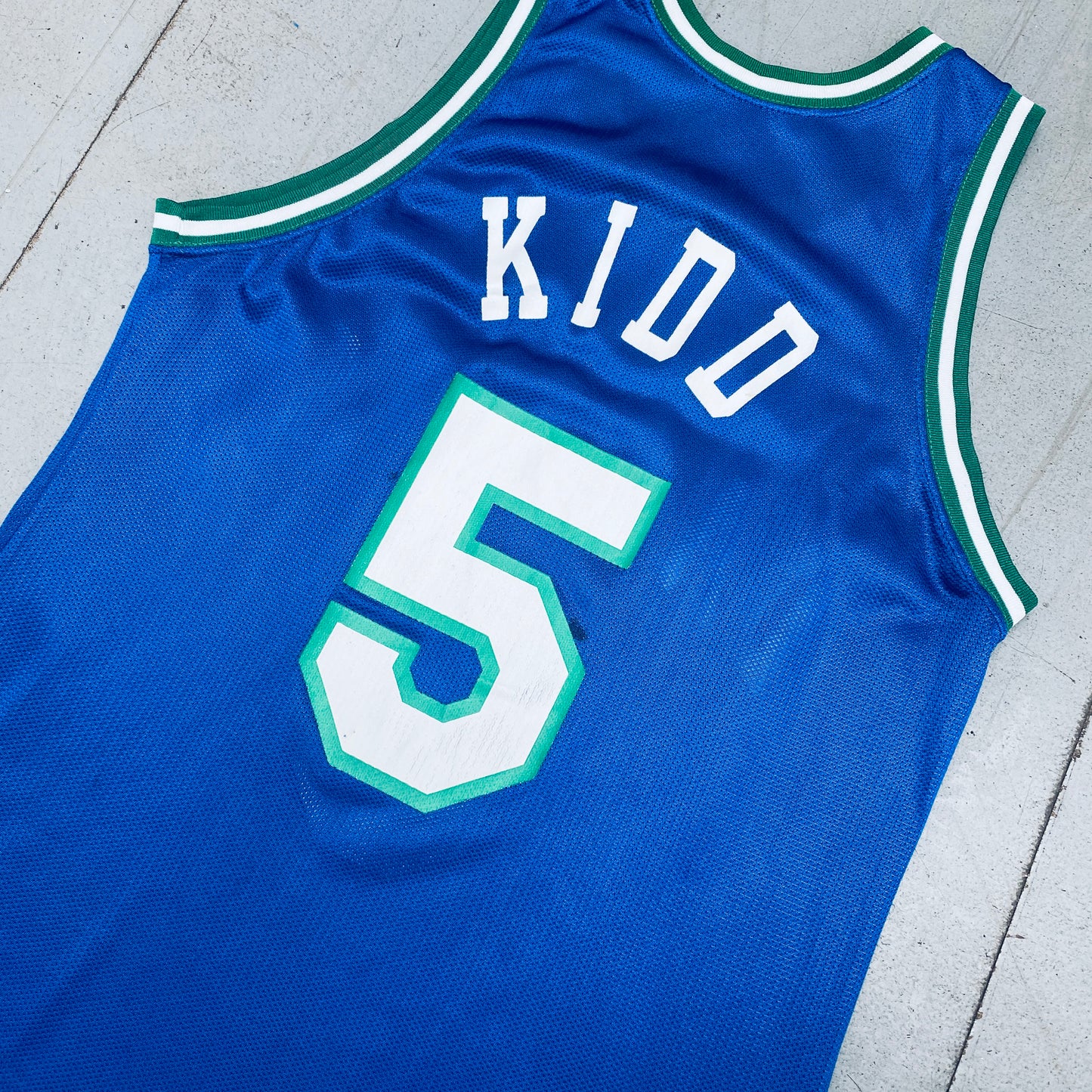 Dallas Mavericks: Jason Kidd Rookie 1994/95 Blue Champion Jersey (M)