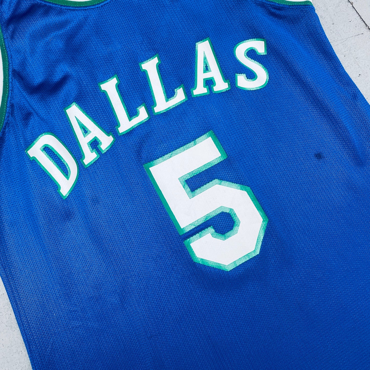 Dallas Mavericks: Jason Kidd Rookie 1994/95 Blue Champion Jersey (M)