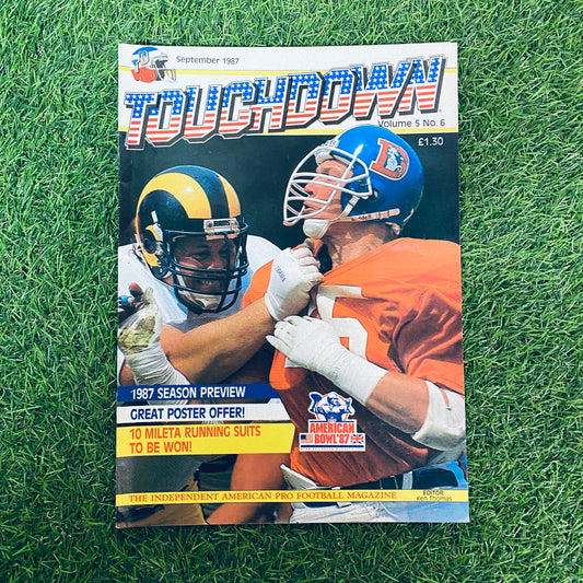 Touchdown Magazine September 1987 Volume 5. No. 6