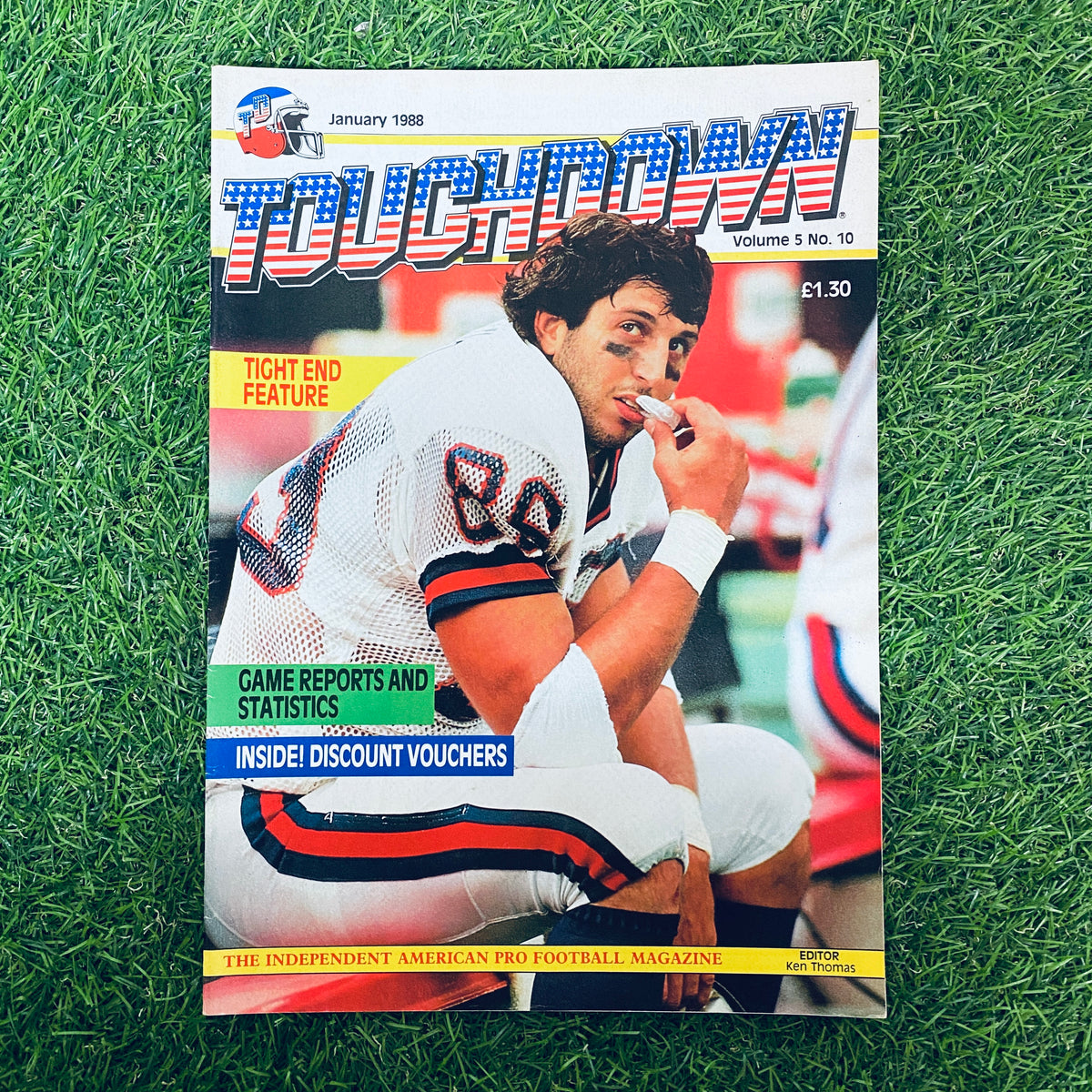 Touchdown Magazine January 1988 Volume 5. No. 10 – National Vintage ...