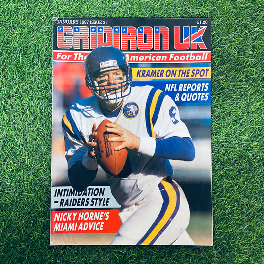 Gridiron UK Magazine January 1987 Issue 31