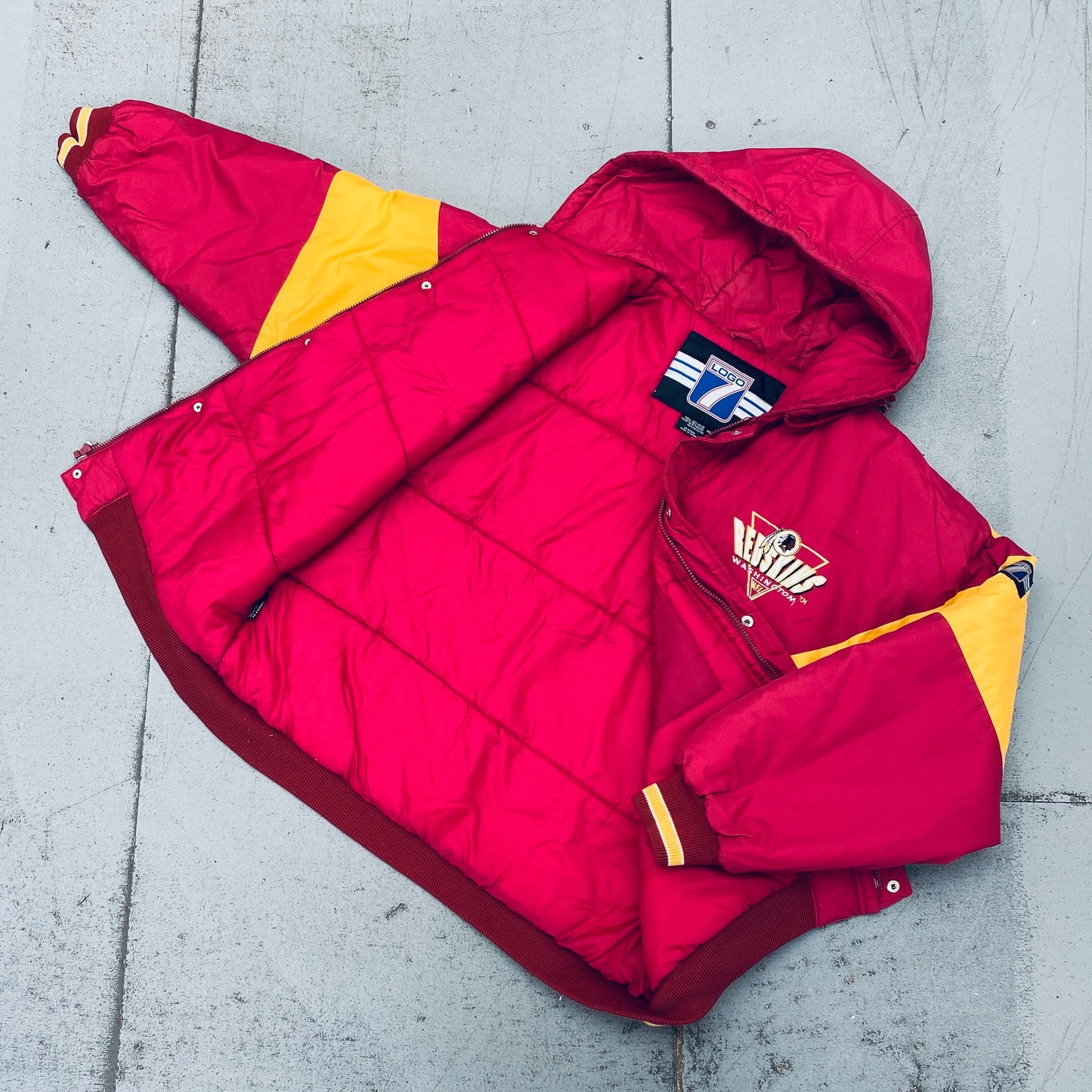 Washington Redskins: 1990's Logo 7 Fullzip Jacket (XL)