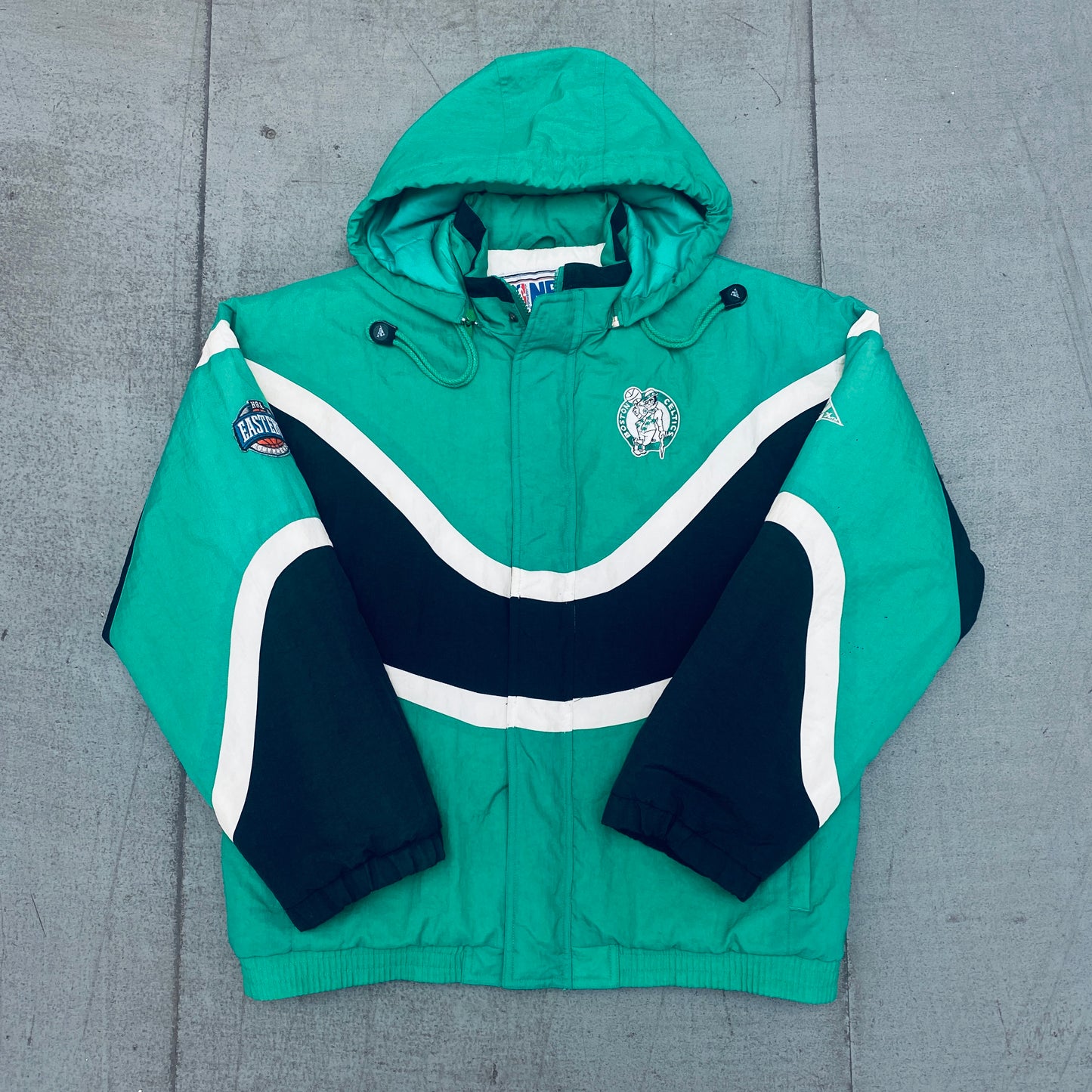 Boston Celtics: 1990's Apex One "Ice Cream Man" Wave Fullzip Jacket (S)