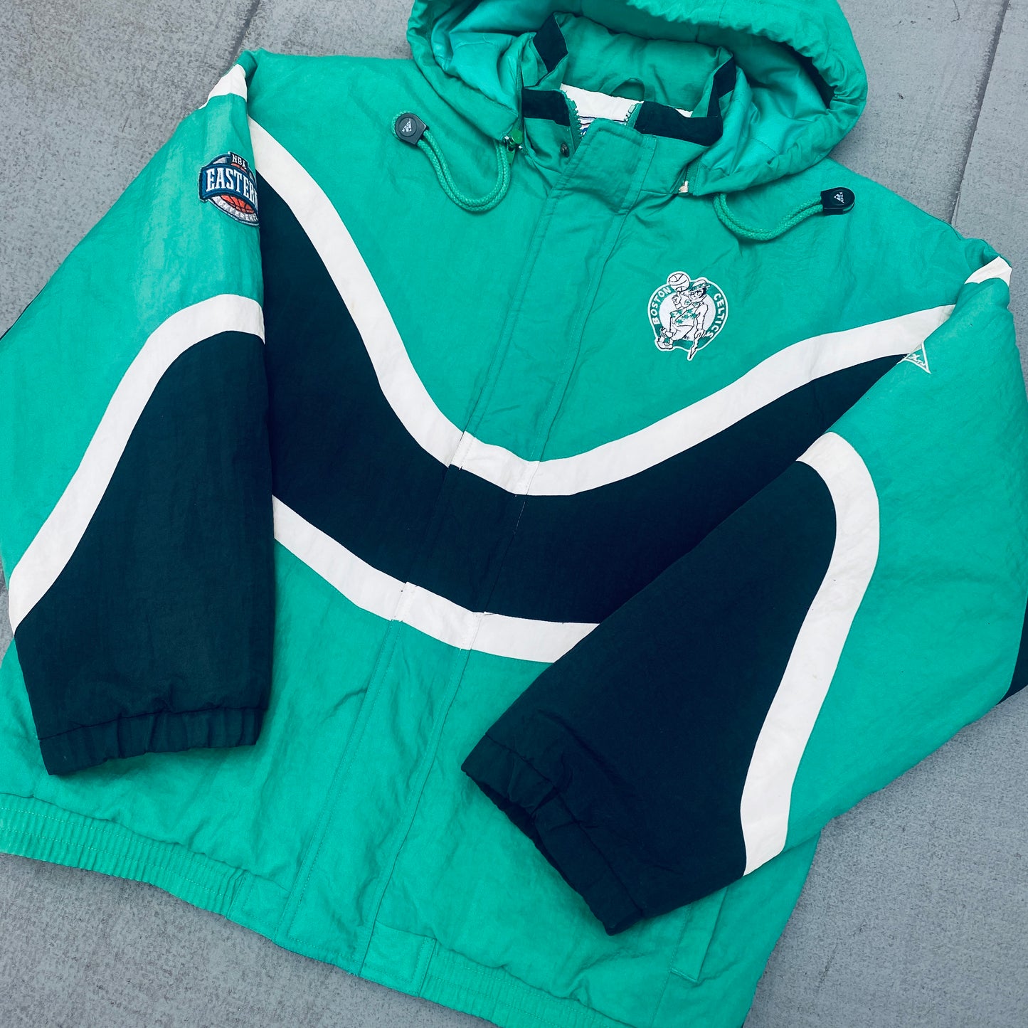 Boston Celtics: 1990's Apex One "Ice Cream Man" Wave Fullzip Jacket (S)