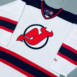 New Jersey Devils: 1990's Pro Player Jersey (L/XL)