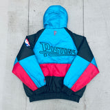 Detroit Pistons: 1990's Pro Player Reverse Spellout Fullzip Jacket (XL)