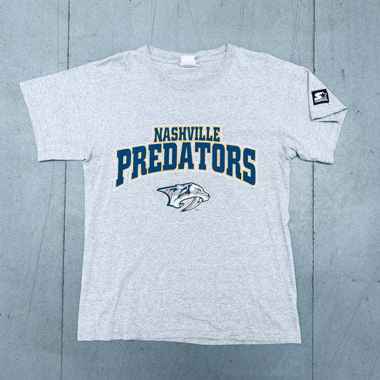 Nashville Predators: 1998 Graphic Spellout Tee (M)