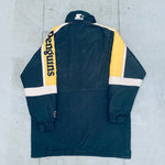 Pittsburgh Penguins: 1990's Fullzip Starter Trench Coat (XL)