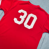 Philadelphia Phillies: 2003 No. 30 Red Majestic Batting Practice Jersey (M)