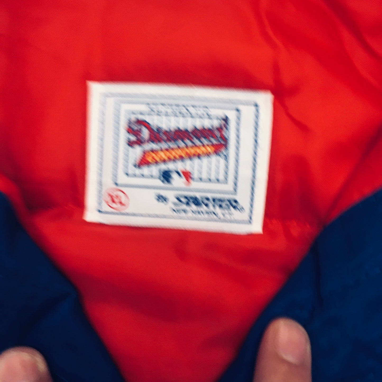 Chicago Cubs: 1990's Diamond Collection Coach's Dugout Starter Bomber Jacket (XL)