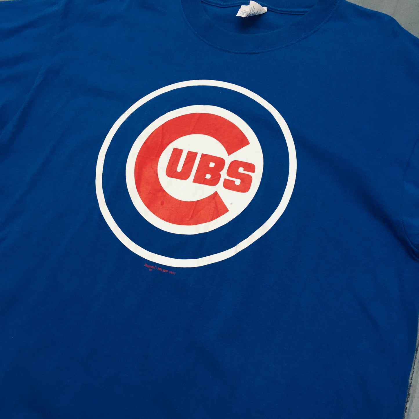 Chicago Cubs: 2003 Logo Majestic Tee (XL)