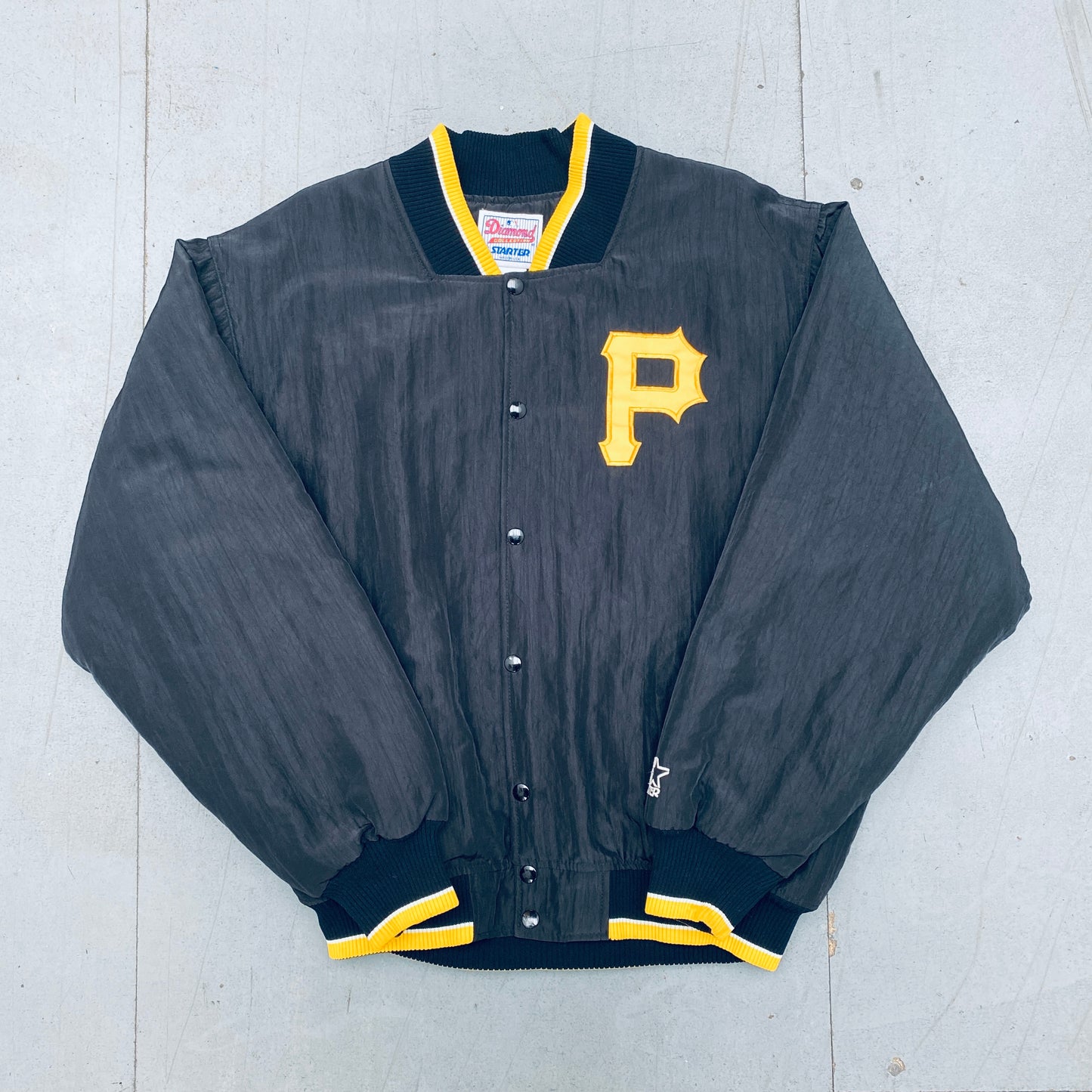 Pittsburgh Pirates: 1990's Diamond Collection Starter Bomber Jacket (L)