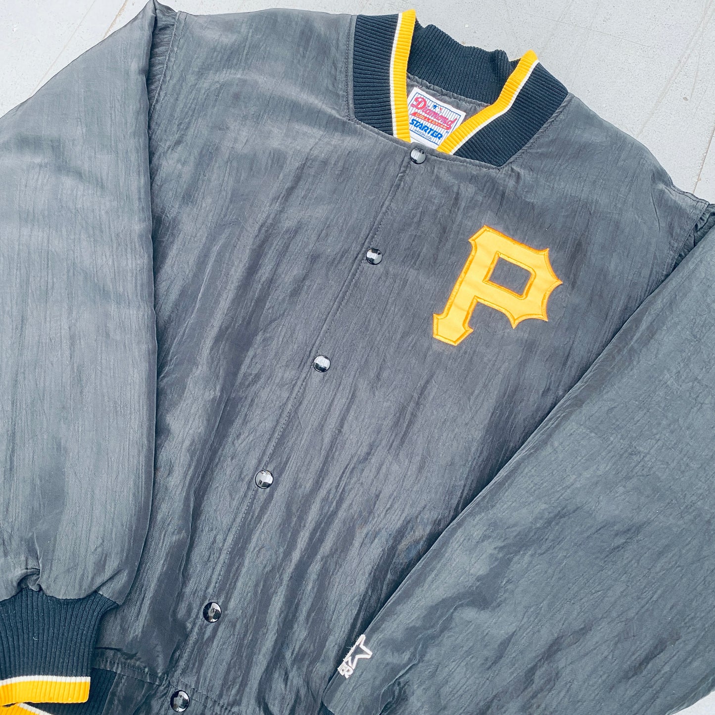 Pittsburgh Pirates: 1990's Diamond Collection Starter Bomber Jacket (L)