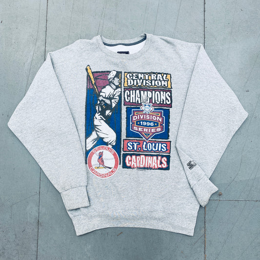 St. Louis Cardinals: 1996 Central Division Champions Spellout Sweat (L)