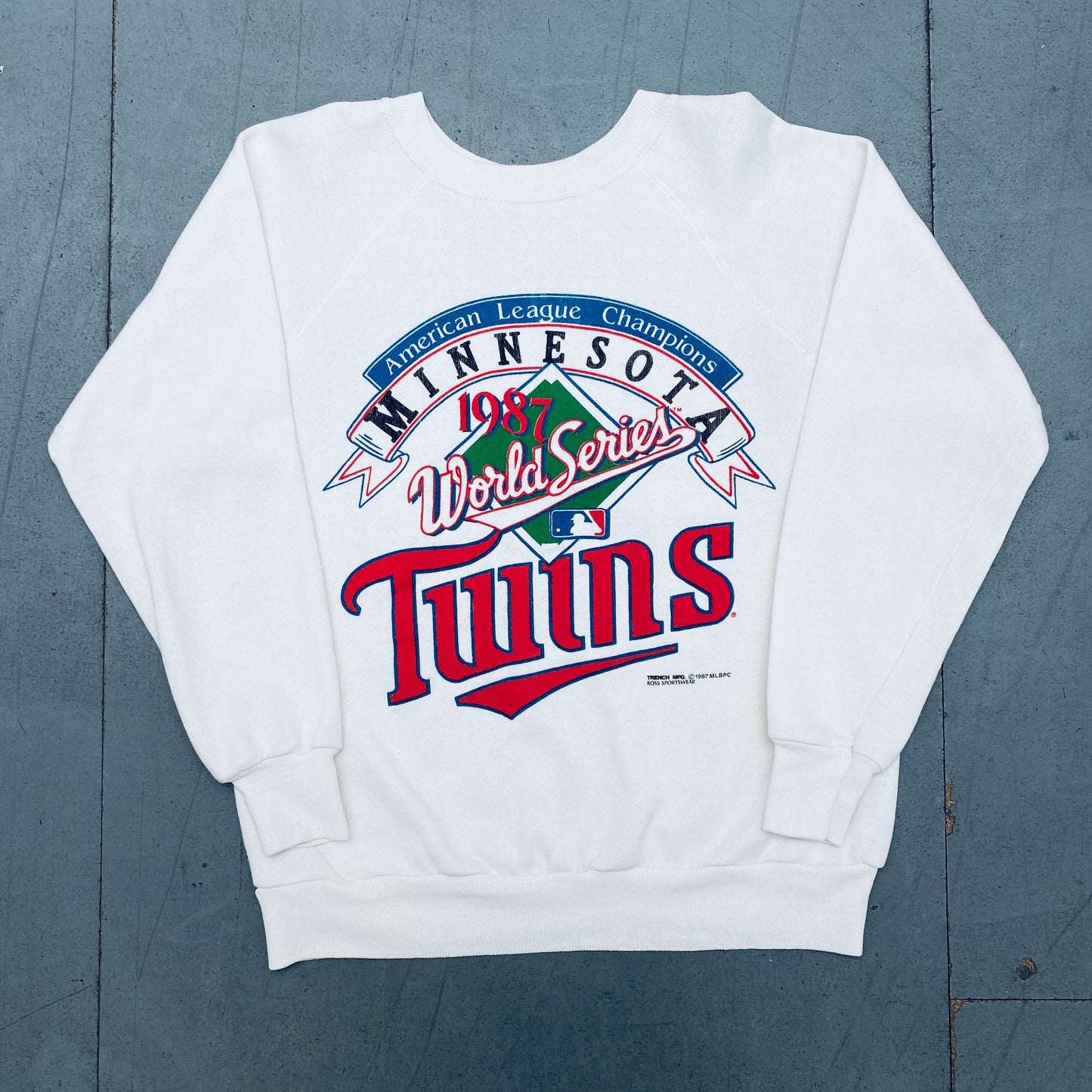 Minnesota Twins: 1987 World Series Champions Spellout Sweat (S)