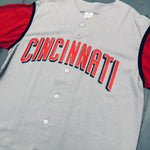 Cincinnati Reds: 1999 Grey/Red Majestic Road Jersey (L)