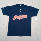 Cleveland Indians: 1997 Russell Athletic Blur Jersey Tee w/ Tags (M)