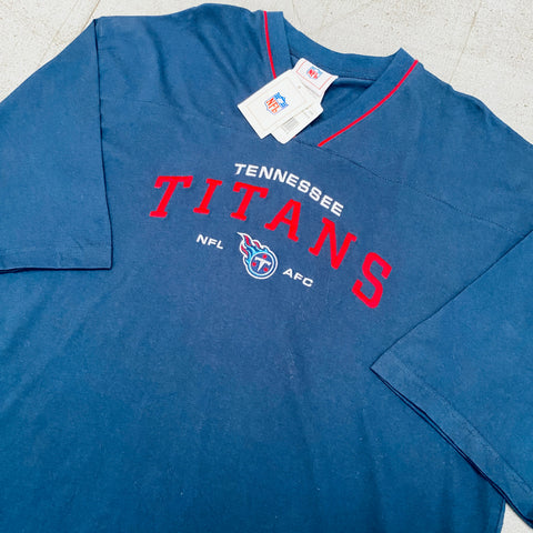 Tennessee Titans: 2000's Embroidered Spellout Tee (XL) - BNWT! – National  Vintage League Ltd.