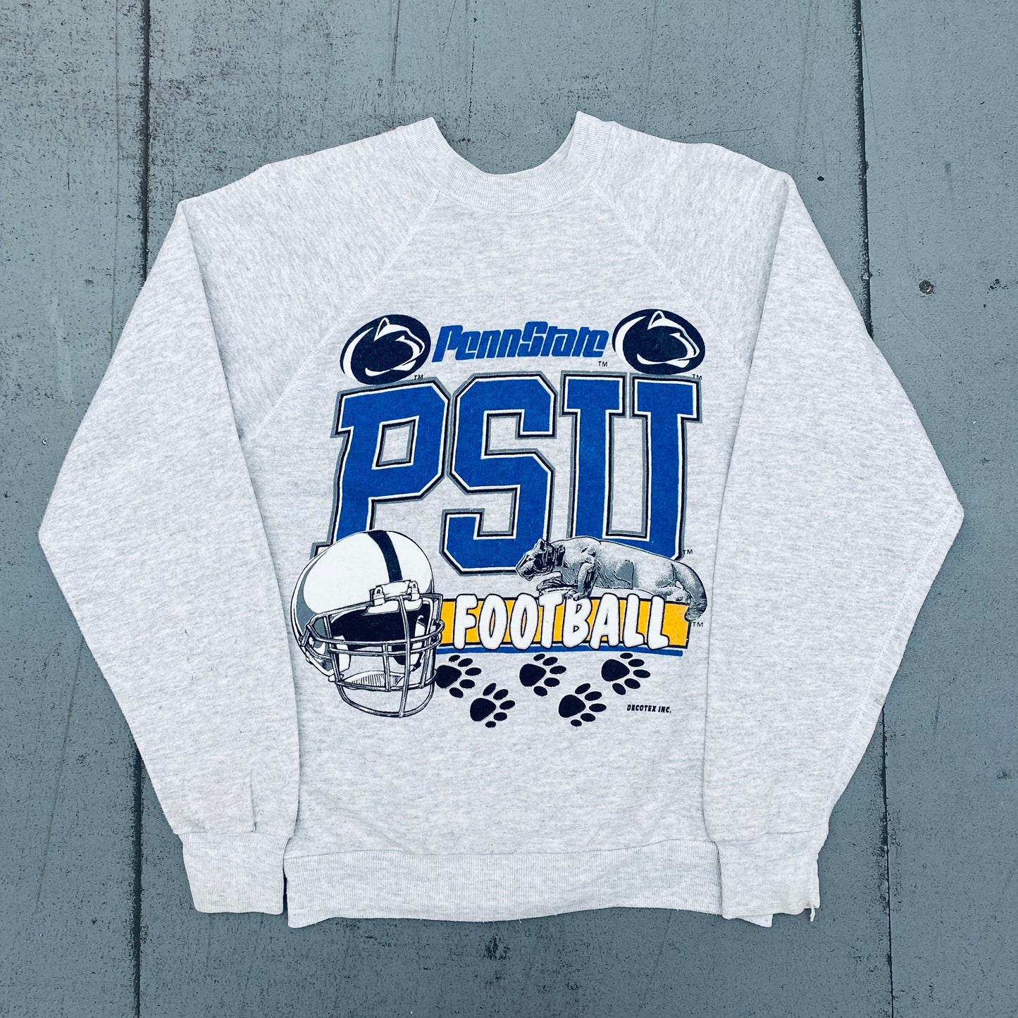 Penn State Nittany Lions: 1990's Graphic Spellout Sweat (S)