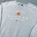 Cleveland Browns: 1990's Embroidered Spellout Starter Sweat (XL)