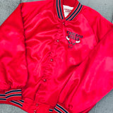 Chicago Bulls: 1990's Locker Line Satin Bomber Jacket (XL)