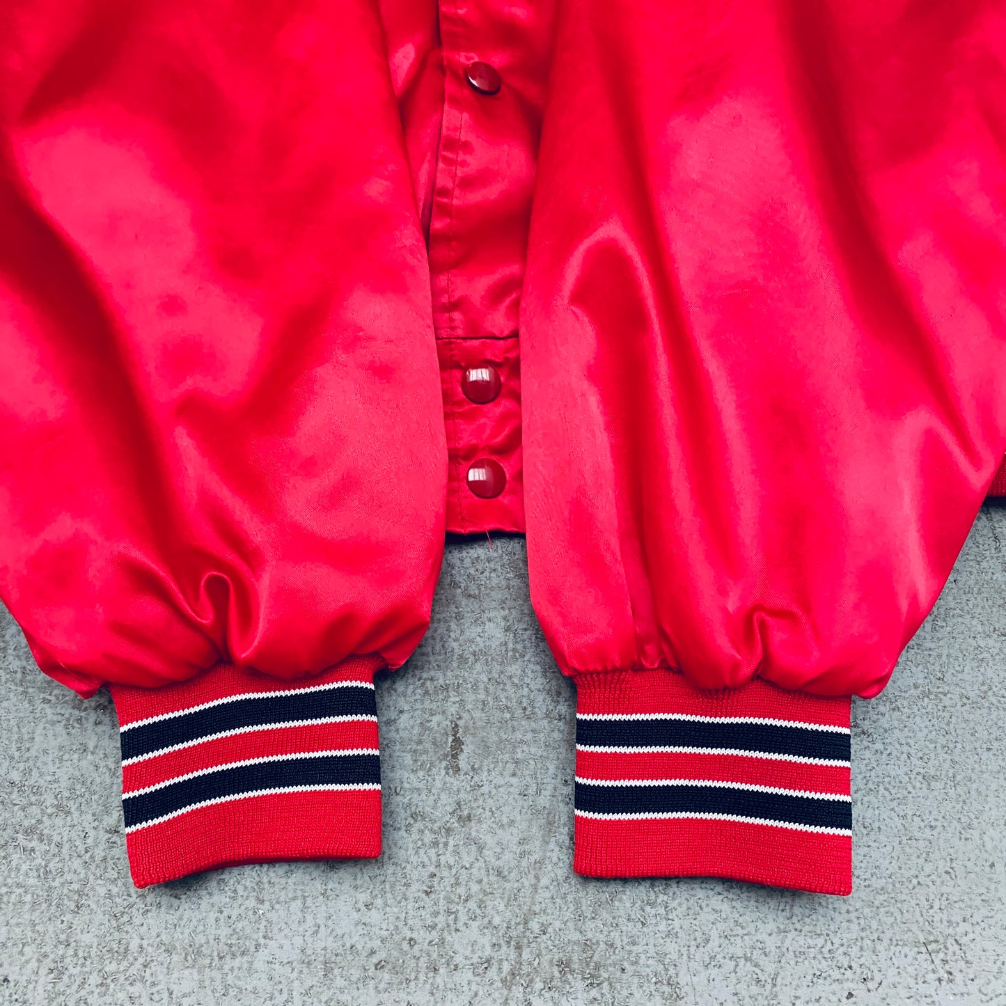 Chicago Bulls: 1990's Locker Line Satin Bomber Jacket (XL)