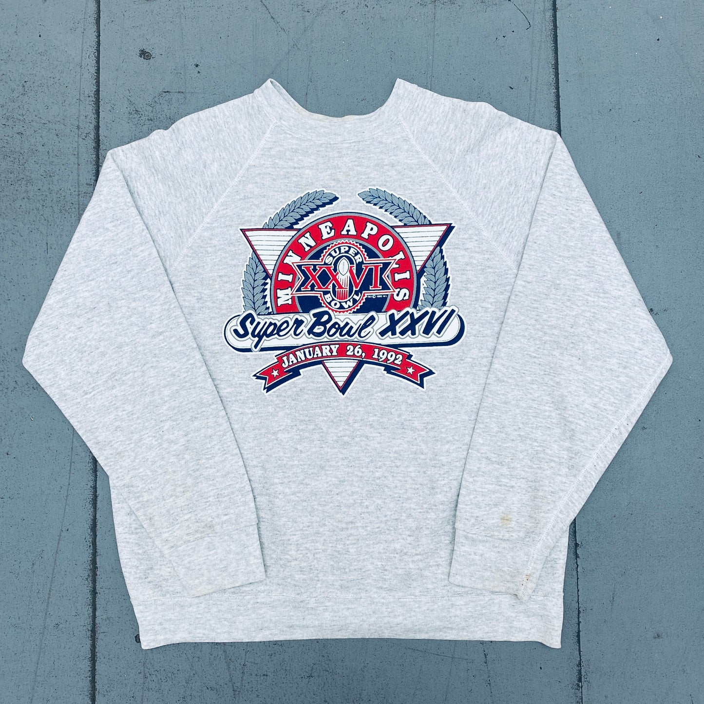 Washington Redskins: 1992 Super Bowl XXVI Graphic Sweat (L)