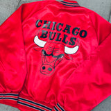 Chicago Bulls: 1990's Locker Line Satin Bomber Jacket (XL)