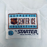San Jose Sharks: 1991 Satin Center Ice Starter Bomber Jacket (XL)