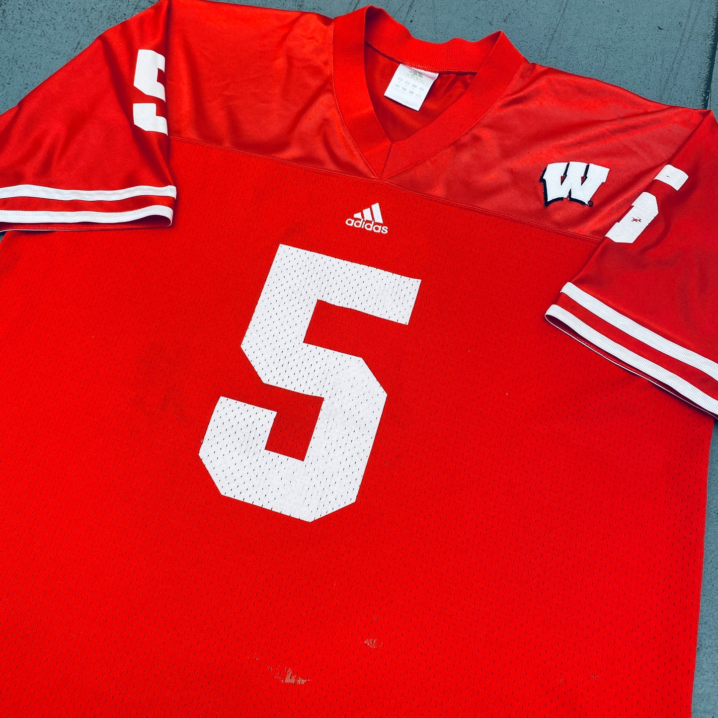 Wisconsin Badgers: No. 5 "Brooks Bollinger" Adidas Jersey (XL)