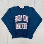 BYU Cougars: 1990's Graphic Spellout Sweat (L)