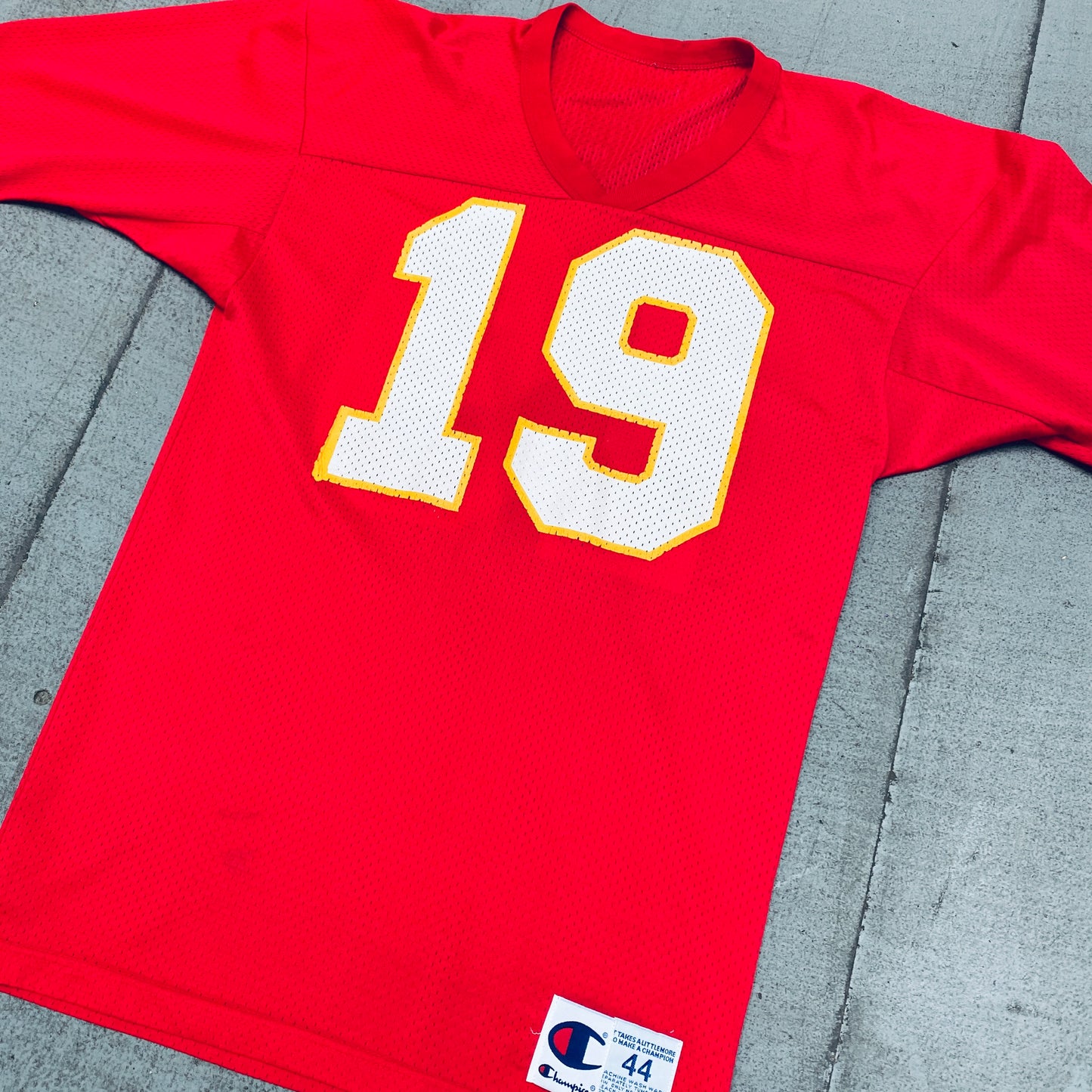 Kansas City Chiefs: Joe Montana (No Name) Champion Jersey 1993/94 (M)