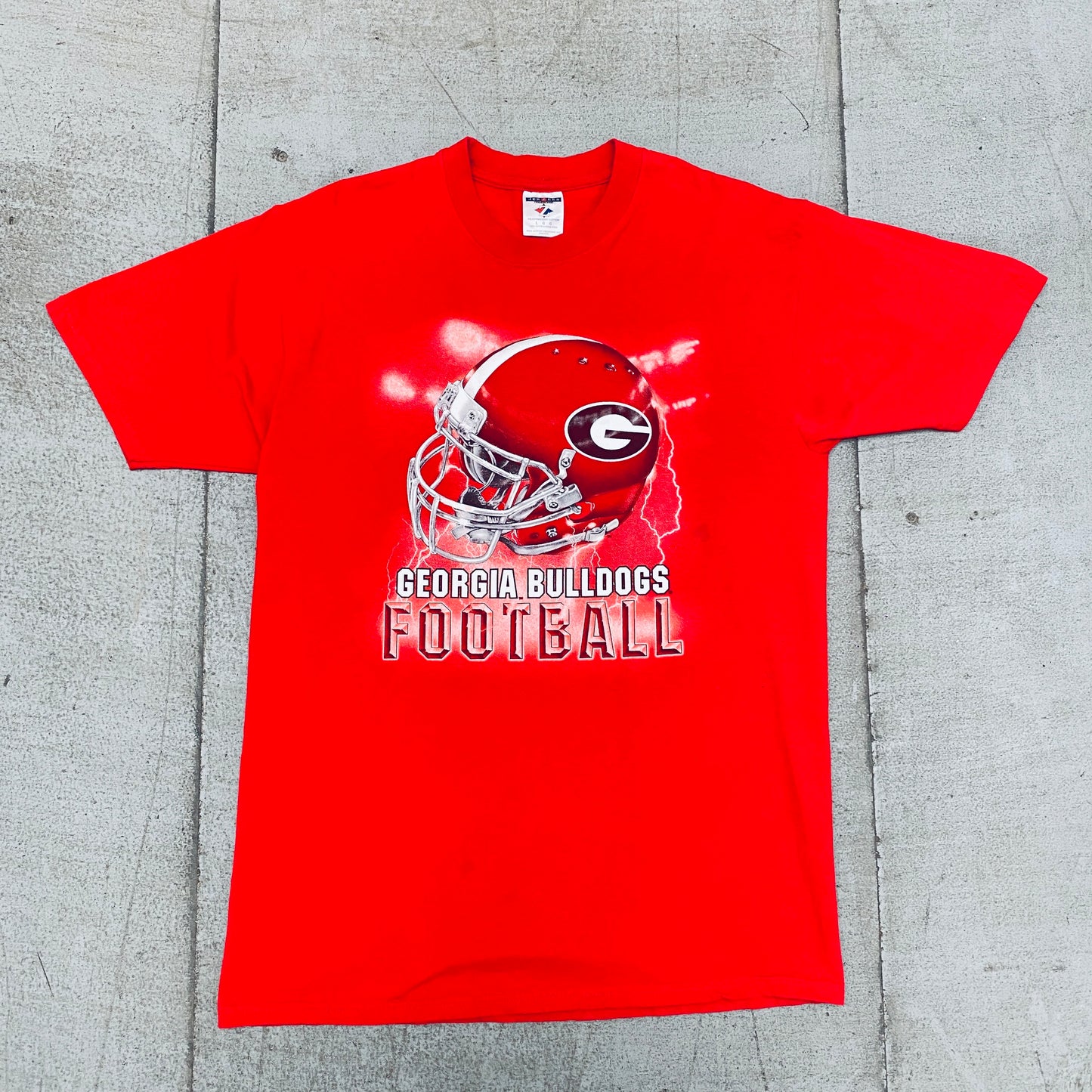 Georgia Bulldogs: 1990's Graphic Spellout Tee (L)