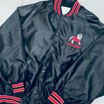 Georgia Bulldogs: 1980's Blackout Satin DeLong Bomber Jacket (XL)