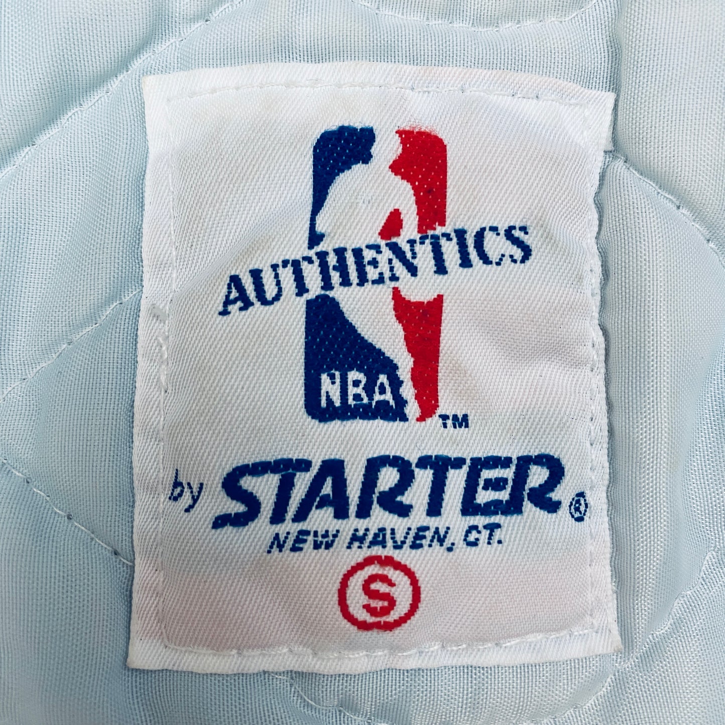 New York Knicks: 1980's Satin NBA Authentics Starter Bomber Jacket (S)